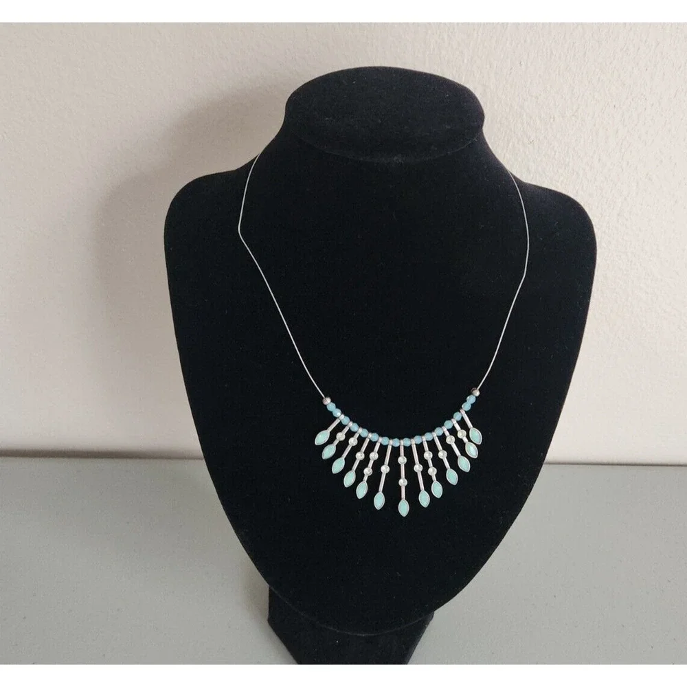 NWT Swarovski Crystallized 5500391 Necklace Blue - Picture 1 of 9